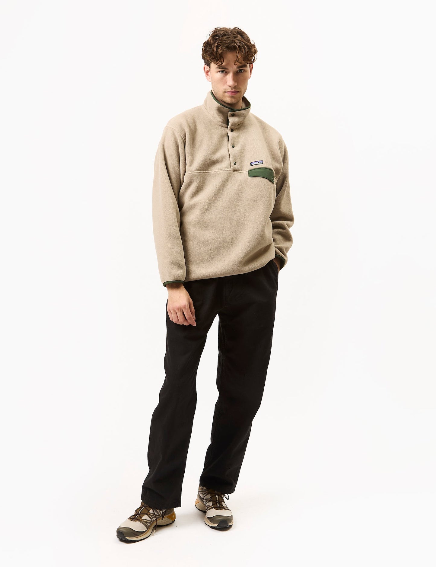 Pata Synch Snap-T Pullover - Seabird Grey