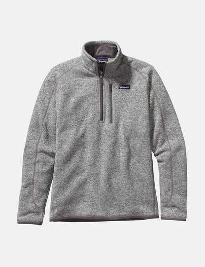 Pata Better Sweater 1/4 Zip Fleece - Stonewash Grey