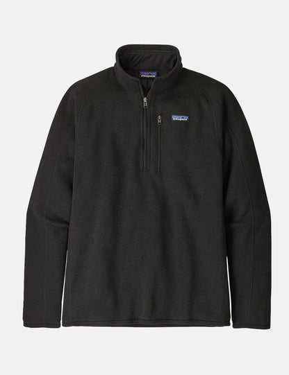 Pata Better Sweater 1/4 Zip Fleece - Black