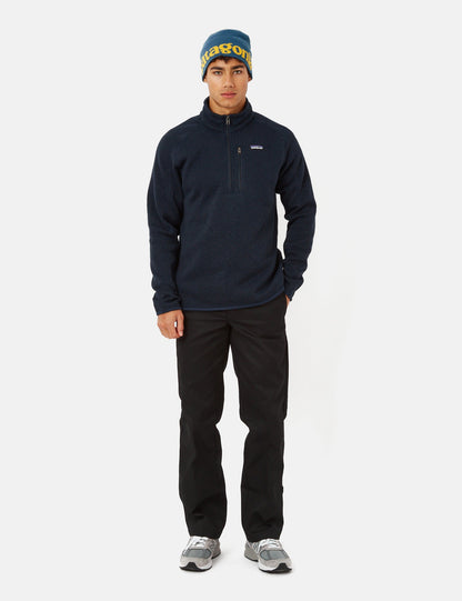 Pata Better Sweater 1/4 Zip Fleece - New Navy Blue