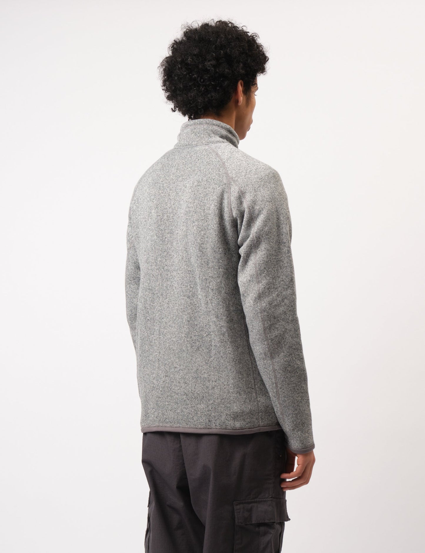 Pata Better Sweater 1/4 Zip Fleece - Stonewash Grey