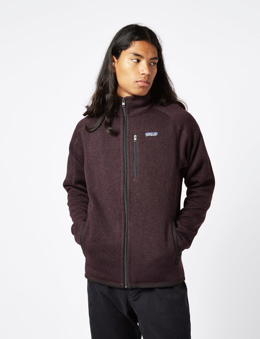 Pata Better Sweater Jacket - Obsidian Plum