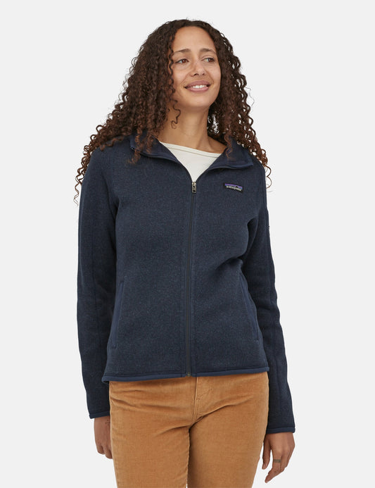 Pata Women's Better Sweater Hoody - New Navy Blue