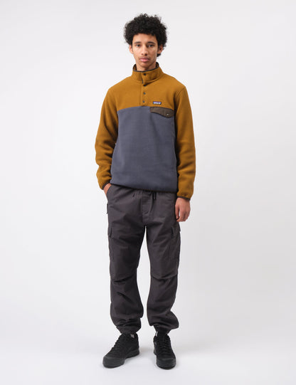 Pata LW Synch Fleece Snap-T Pullover - Shelter Brown