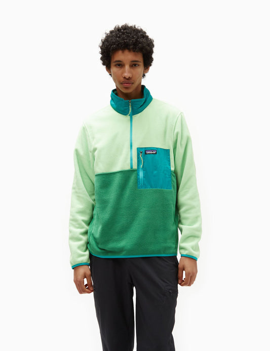 Pata Microdini 1/2 Zip Fleece Pullover - Gather Green