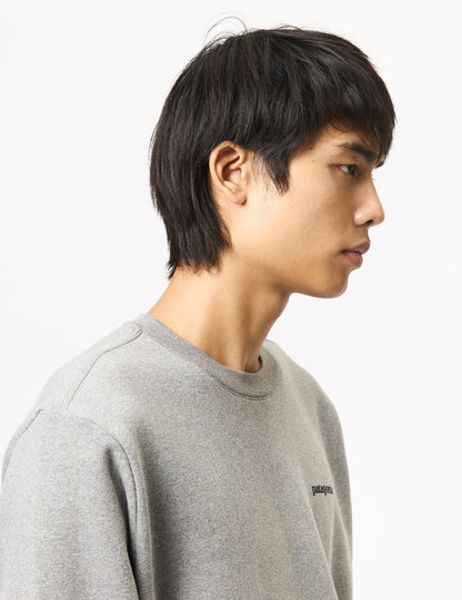 Pata Fitz Roy Icon Uprisal Crew Sweatshirt - Gravel Heather