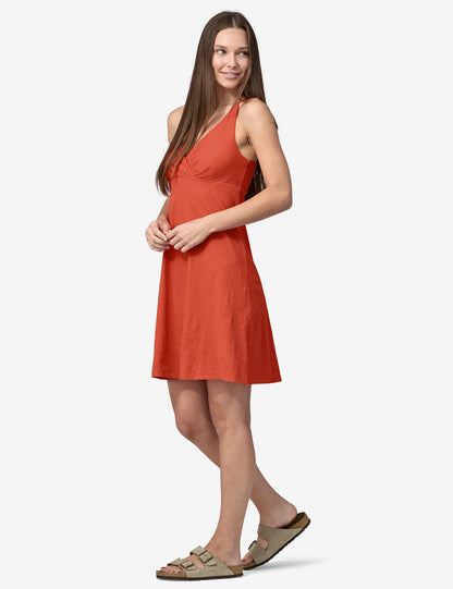 Pata Women's Amber Dawn Dress - Pimento Red