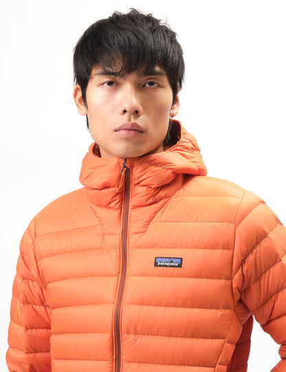 Pata Down Sweater Hoody - Redtail Rust